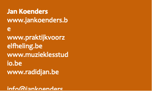 Jan Koenderswww.jankoenders.bewww.praktijkvoorze